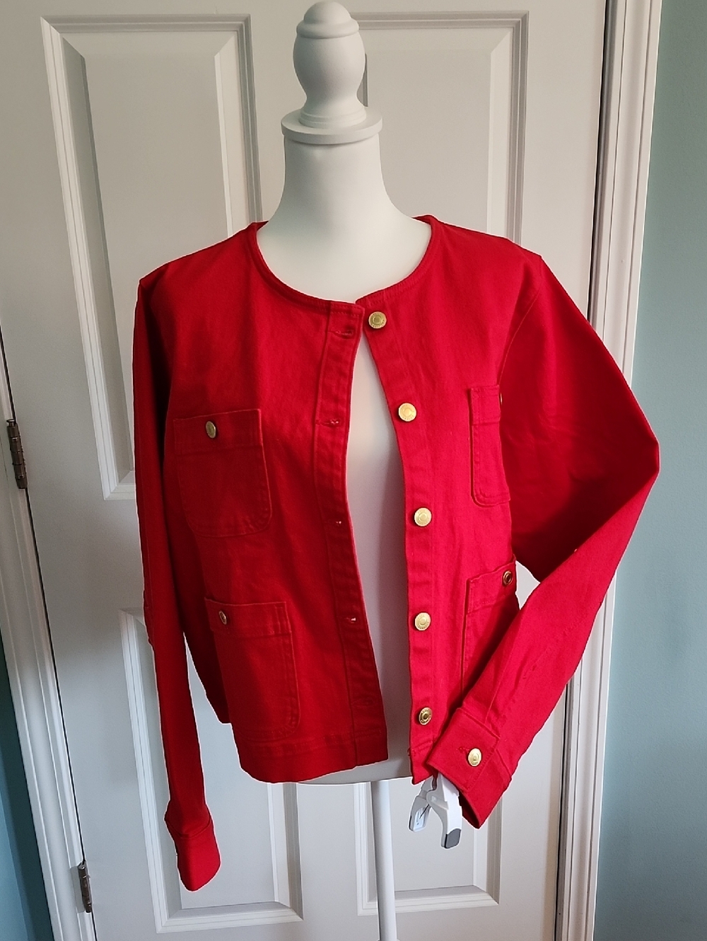🌼SALE🌼SALE🌼Women’s Red Button-Front Jacket